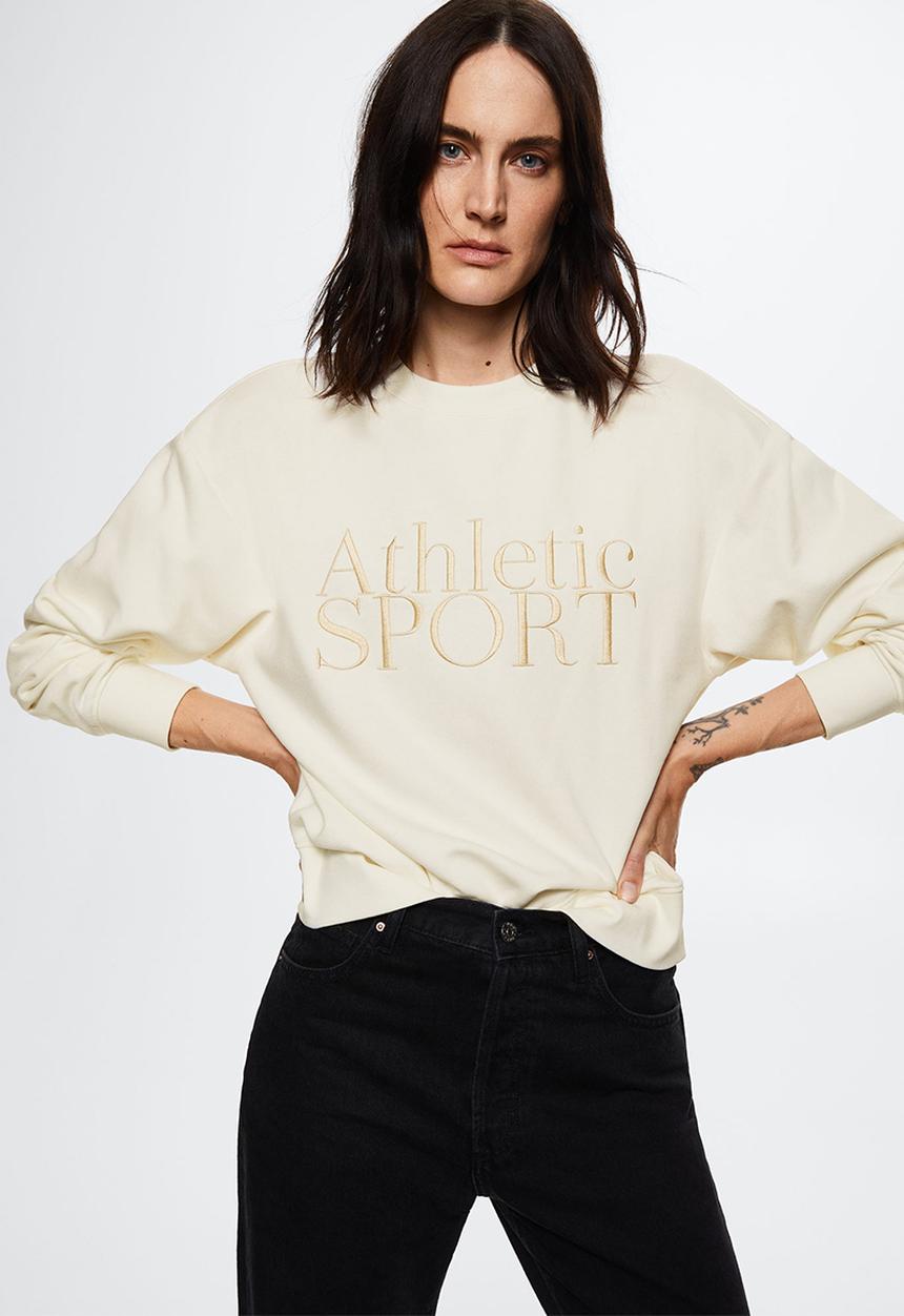 MANGO - Sweatshirt sport - natural