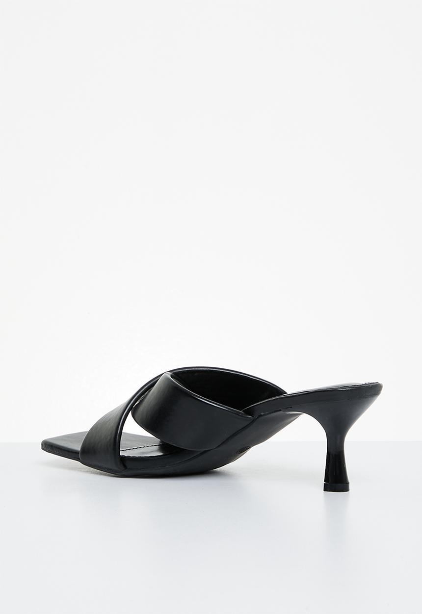 Superbalist - Ava cross-strap kitten heel - black