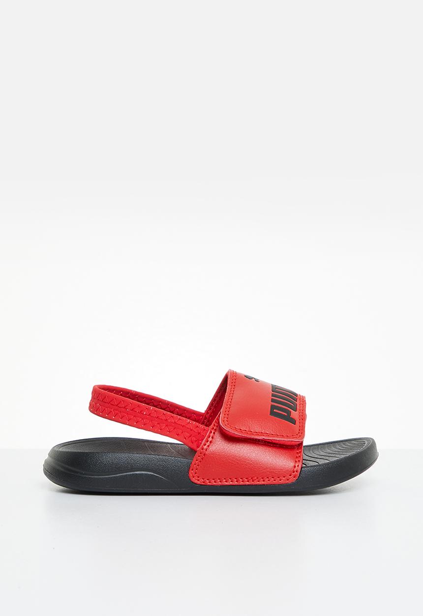 PUMA - Popcat 20 backstrap ac inf - high risk red-puma black-puma black
