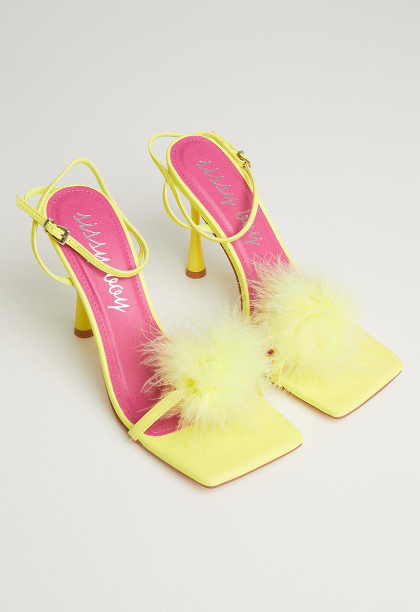 SISSY BOY - Faux pas heel - yellow