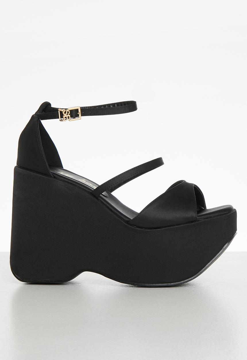 SISSY BOY - Strappy ever after heel - black
