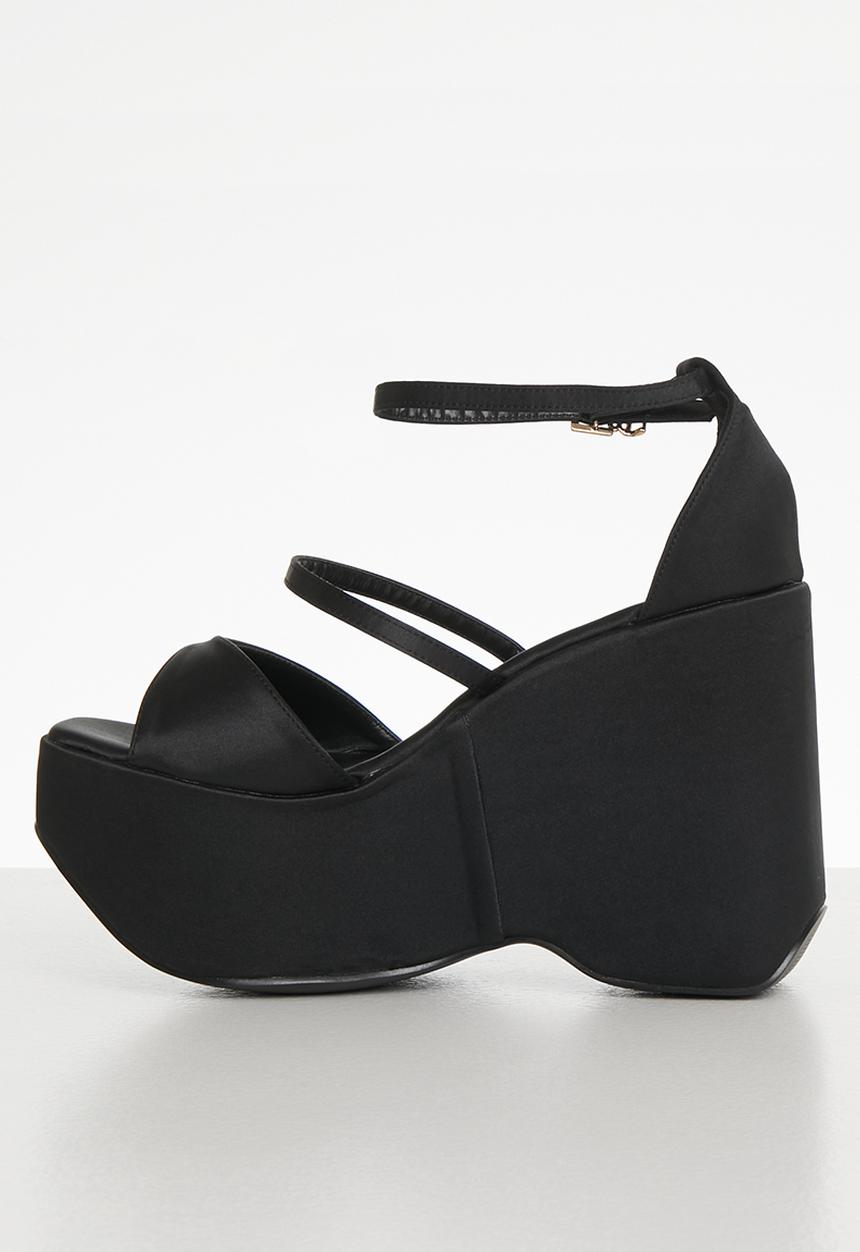 SISSY BOY - Strappy ever after heel - black