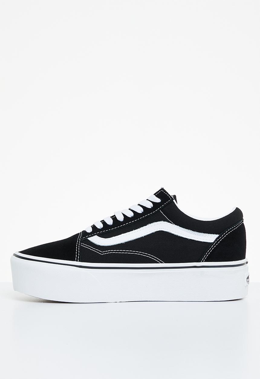 Vans - Old skool stackform suede/canvas - black/true white