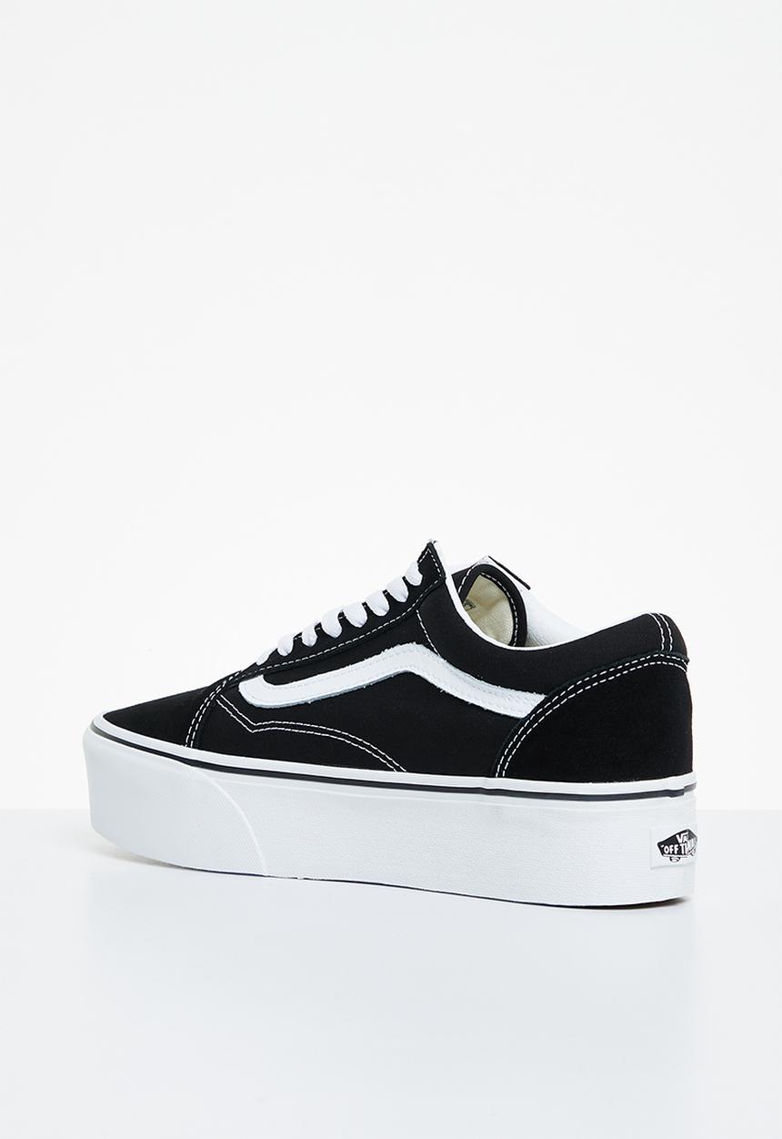 Vans - Old skool stackform suede/canvas - black/true white