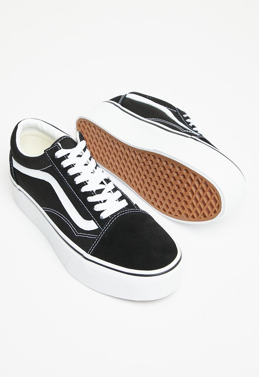 Vans - Old skool stackform suede/canvas - black/true white