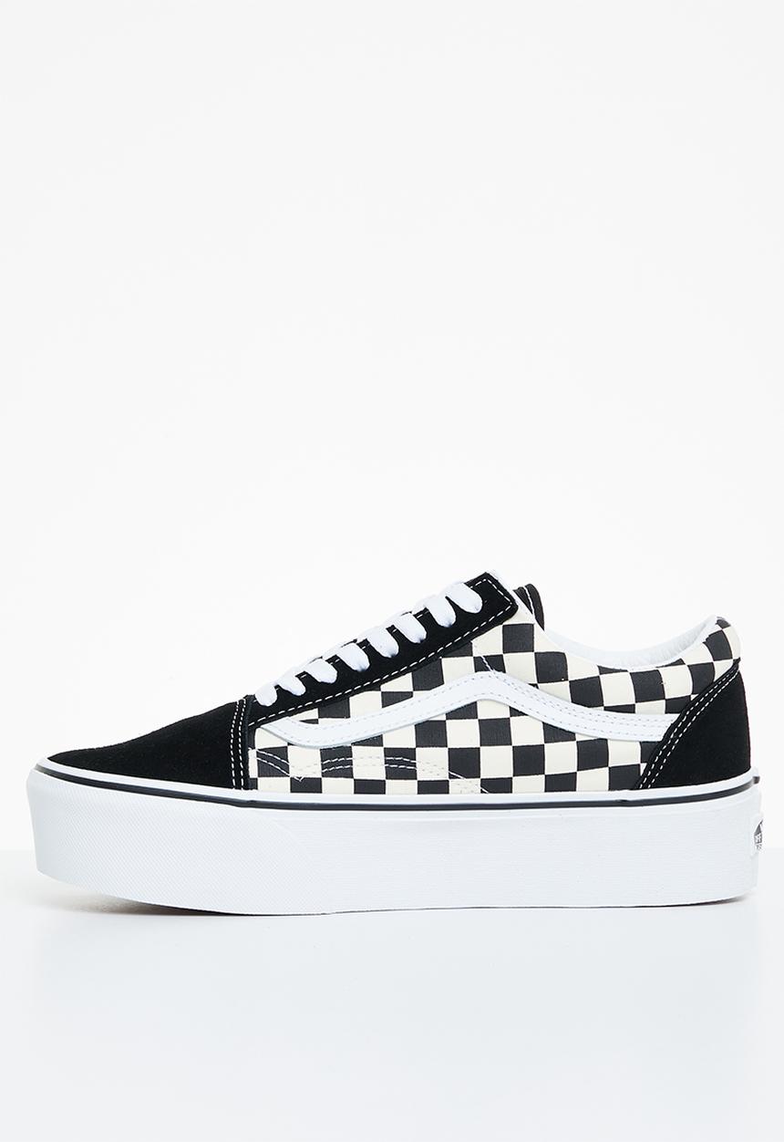 Vans - Old skool stackform -  checkerboard black/classic white