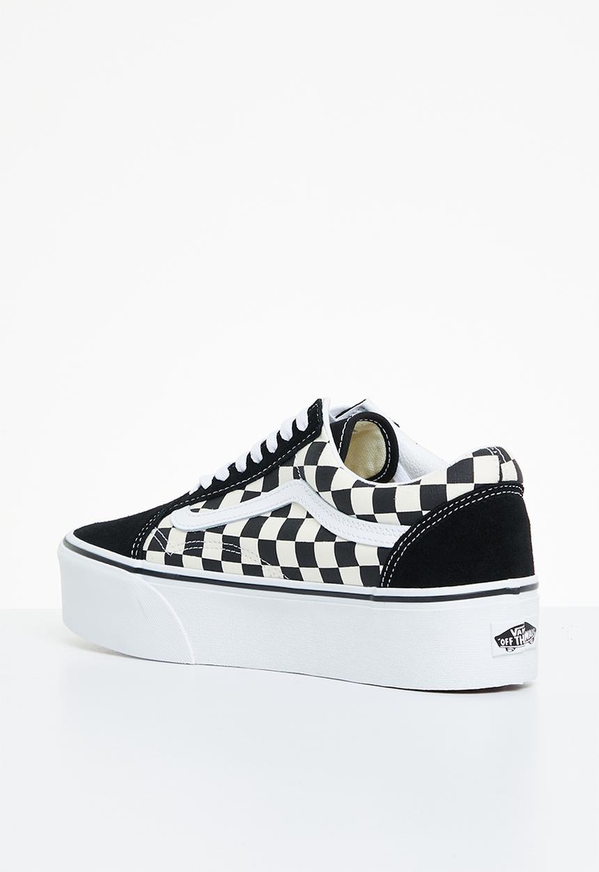 Vans - Old skool stackform -  checkerboard black/classic white