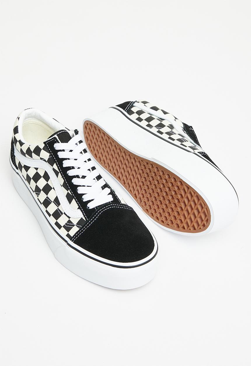 Vans - Old skool stackform -  checkerboard black/classic white