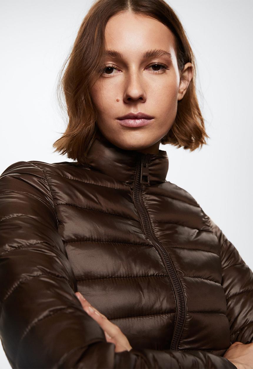 MANGO - Anorak blandipo - brown