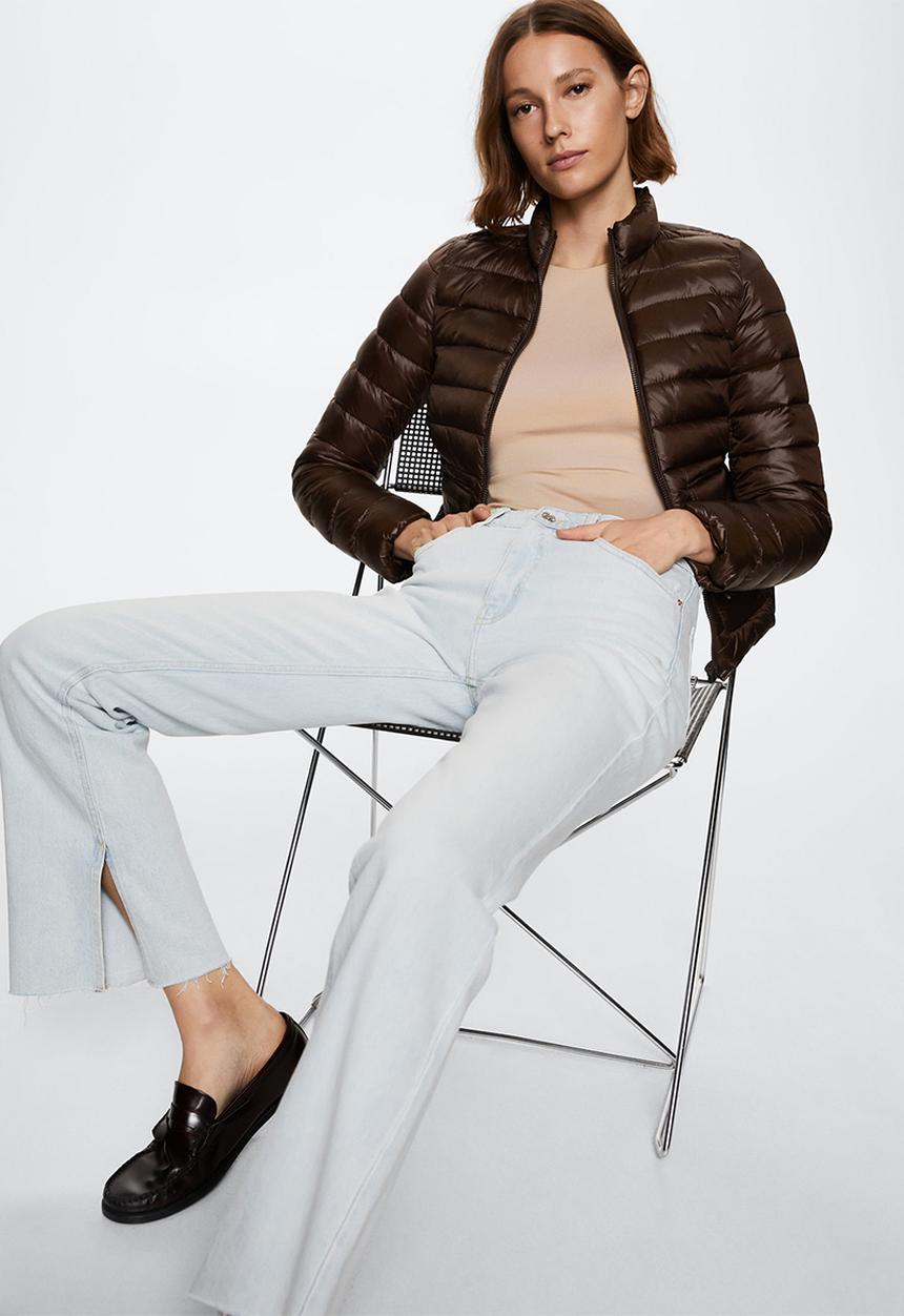MANGO - Anorak blandipo - brown