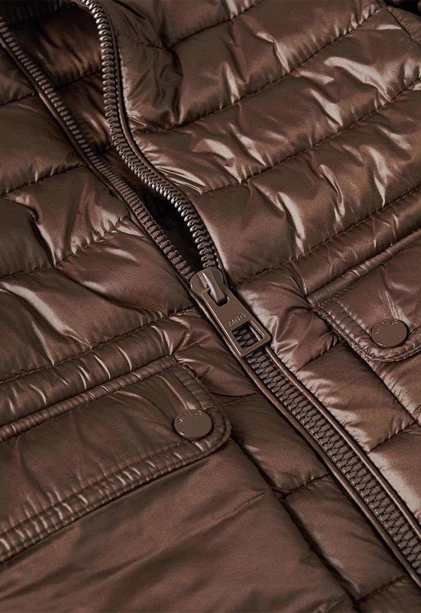 MANGO - Anorak blandipo - brown