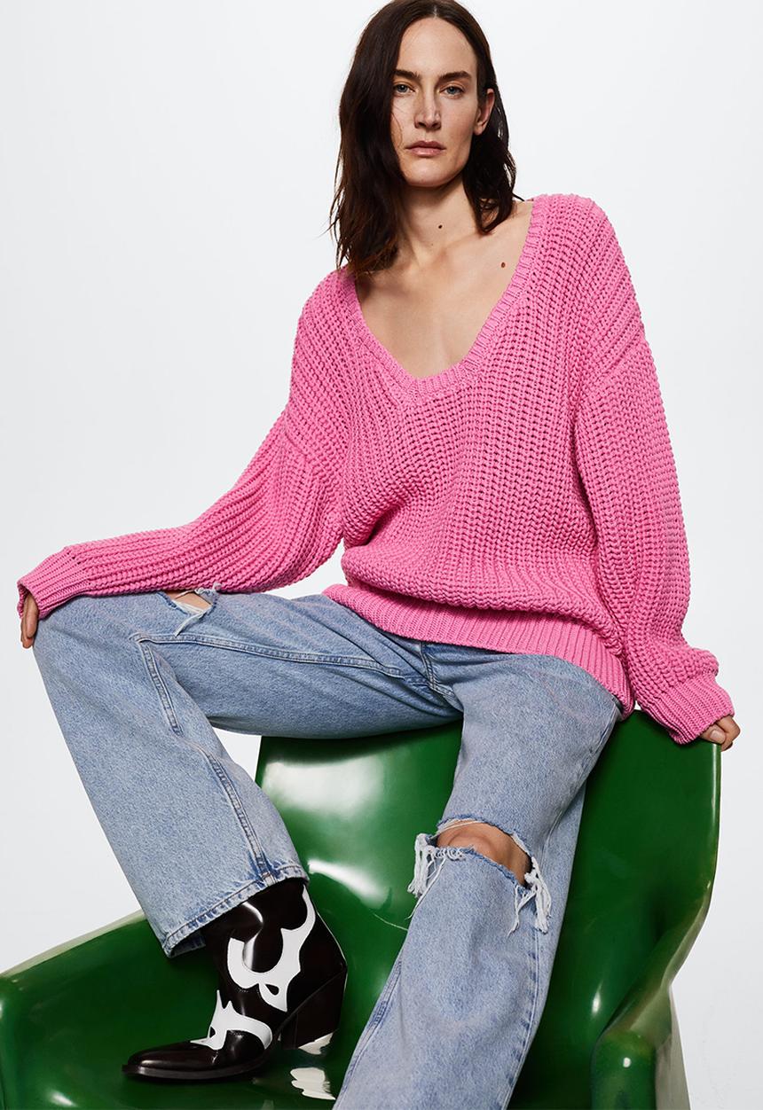 MANGO - Sweater fruita - pink