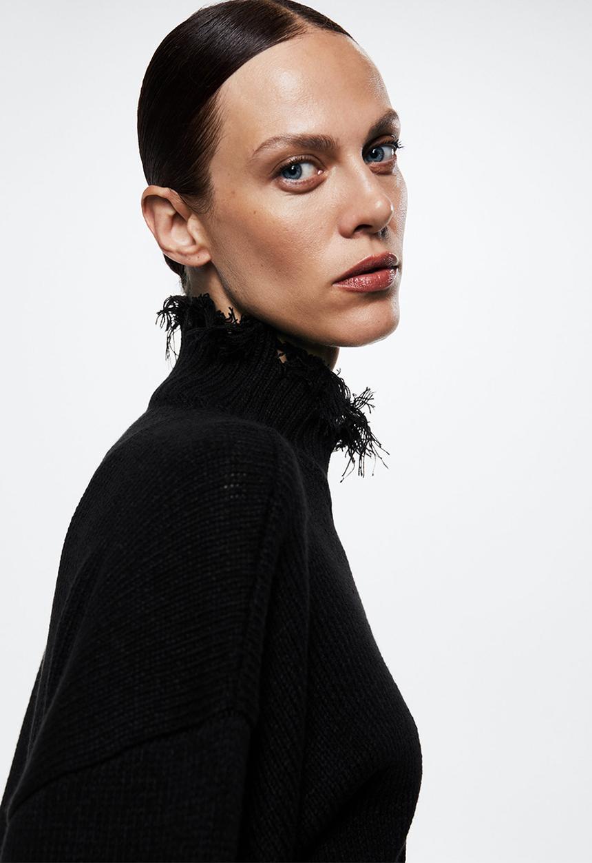 MANGO - Sweater bilma - black