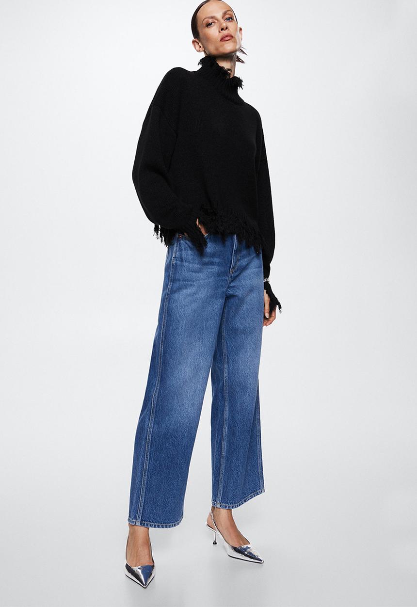 MANGO - Sweater bilma - black