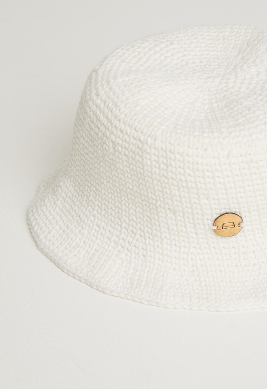 Simon and Mary - Crochet bucket hat - cream