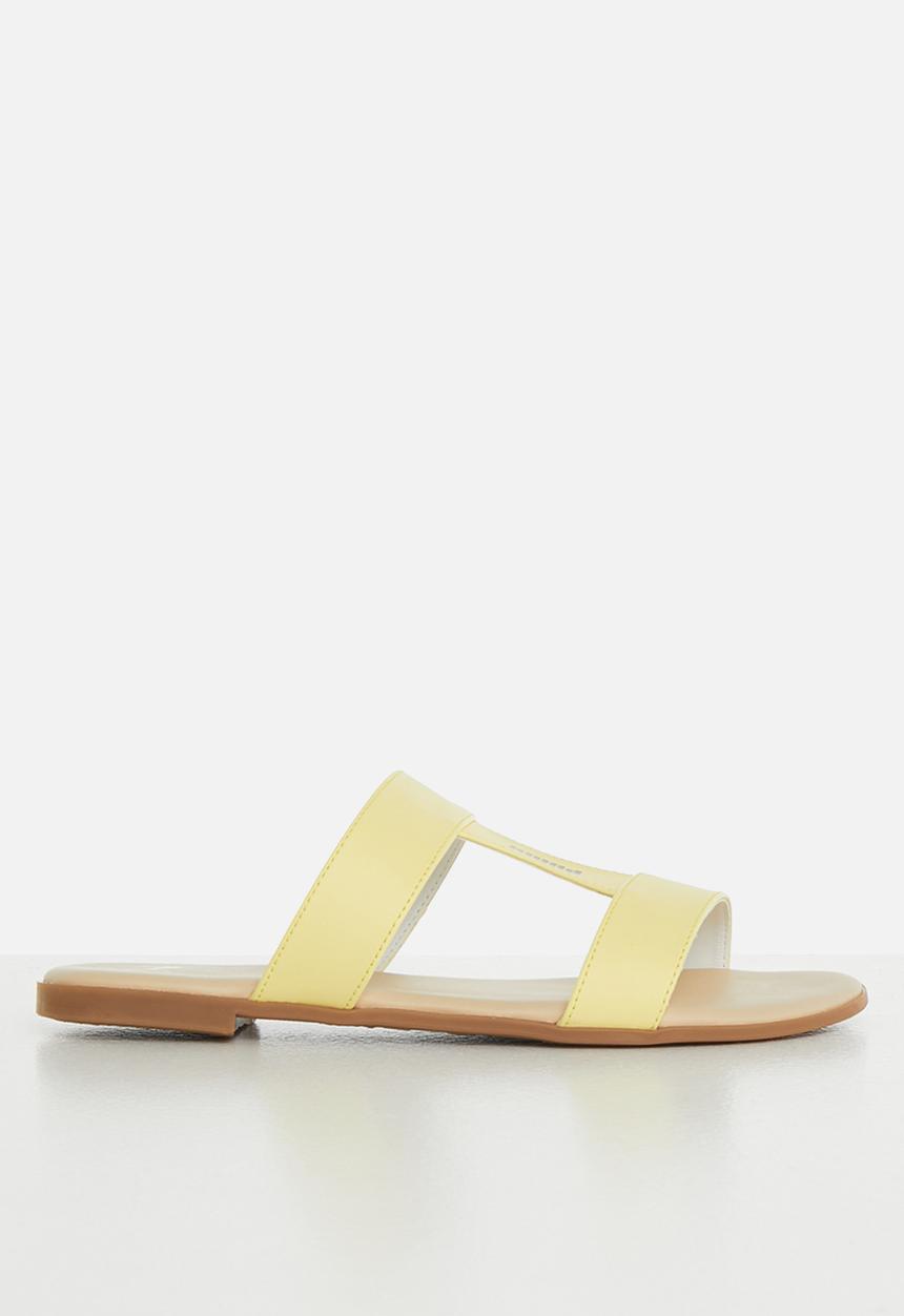 PUMA - Stylecat sublime slide - light sand/pale lemon/aubergine