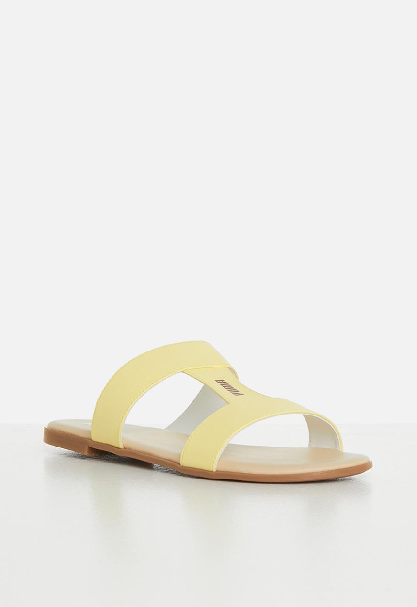 PUMA - Stylecat sublime slide - light sand/pale lemon/aubergine