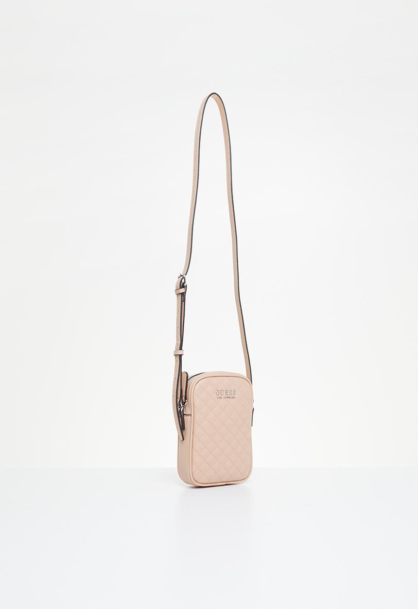 GUESS - Ledger mini crossbody top zip - rose