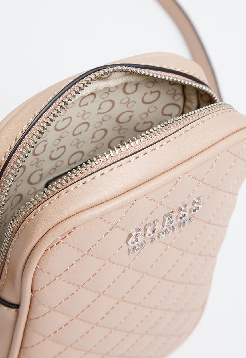 GUESS - Ledger mini crossbody top zip - rose