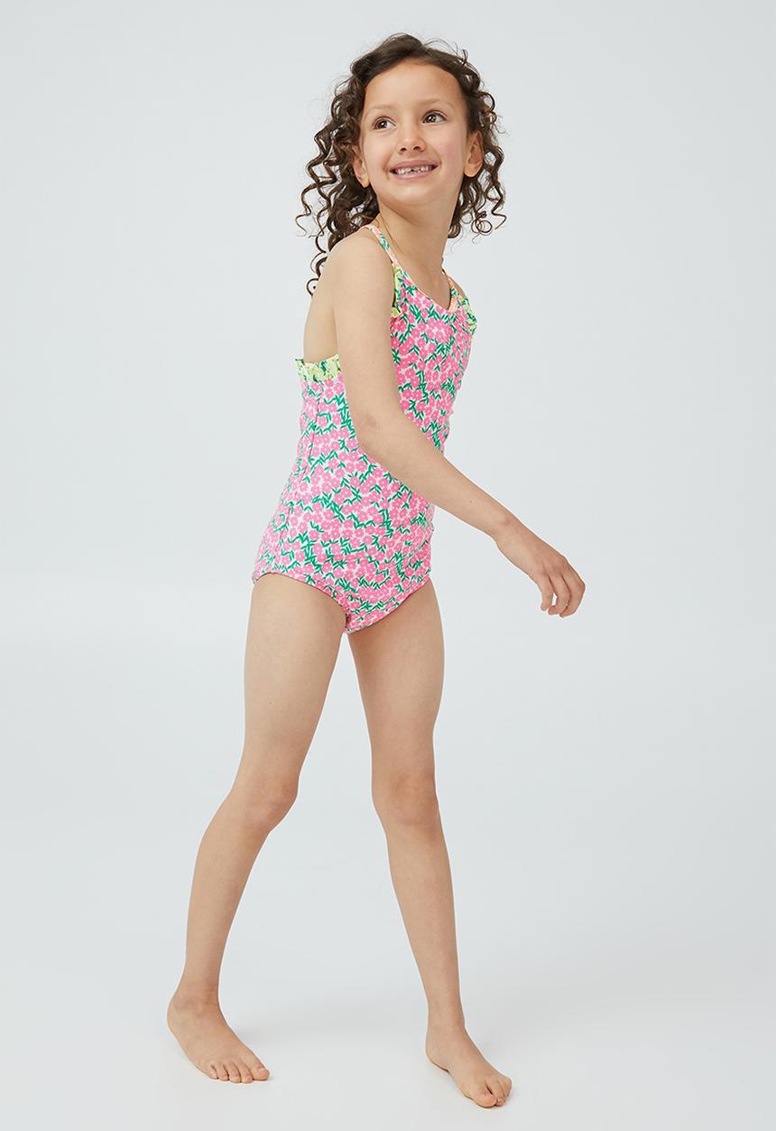 Cotton On - Della ruffle one piece - ditsy splice