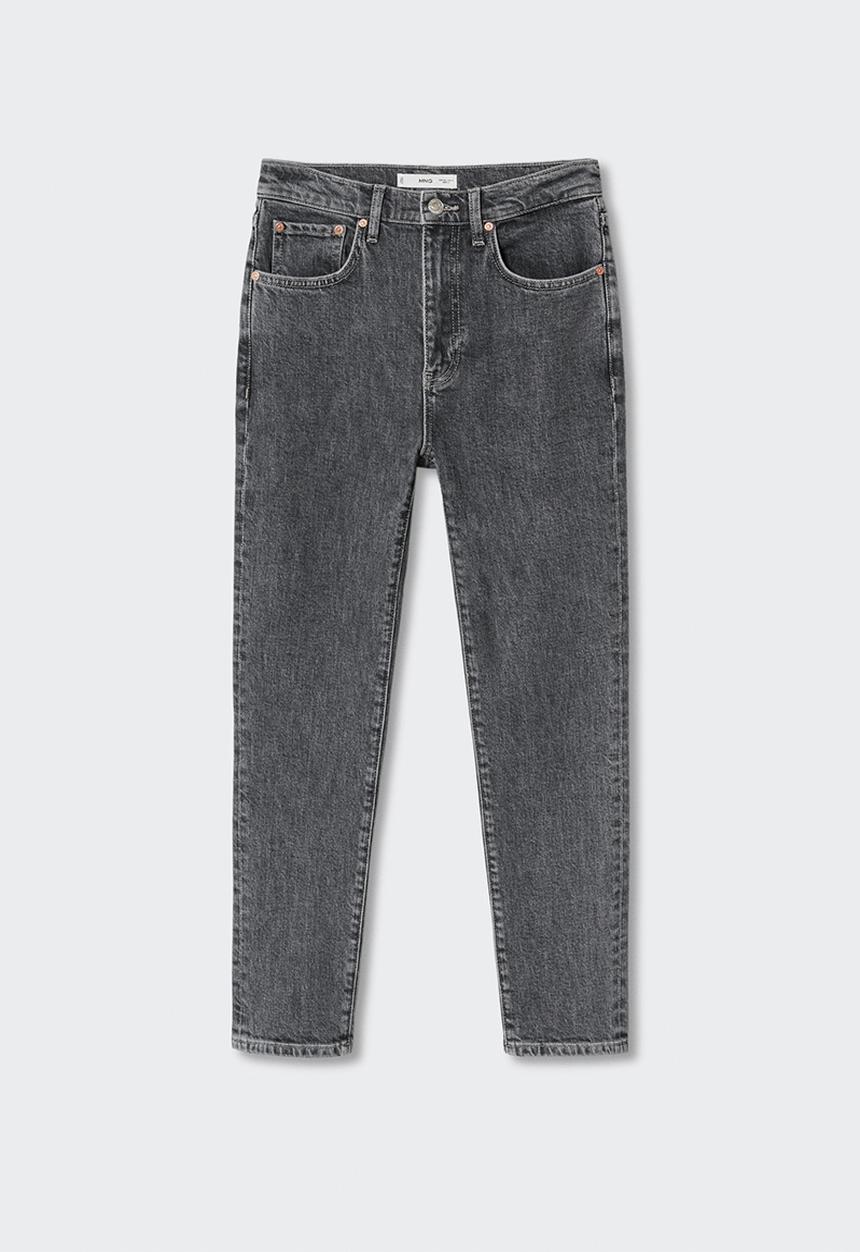 MANGO - Jeans claudia - open grey