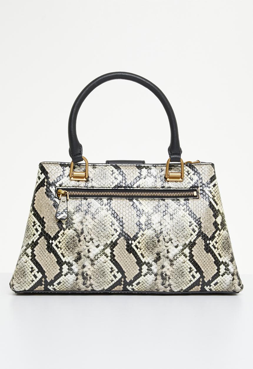 GUESS - Alva girlfriend satchel - natural python