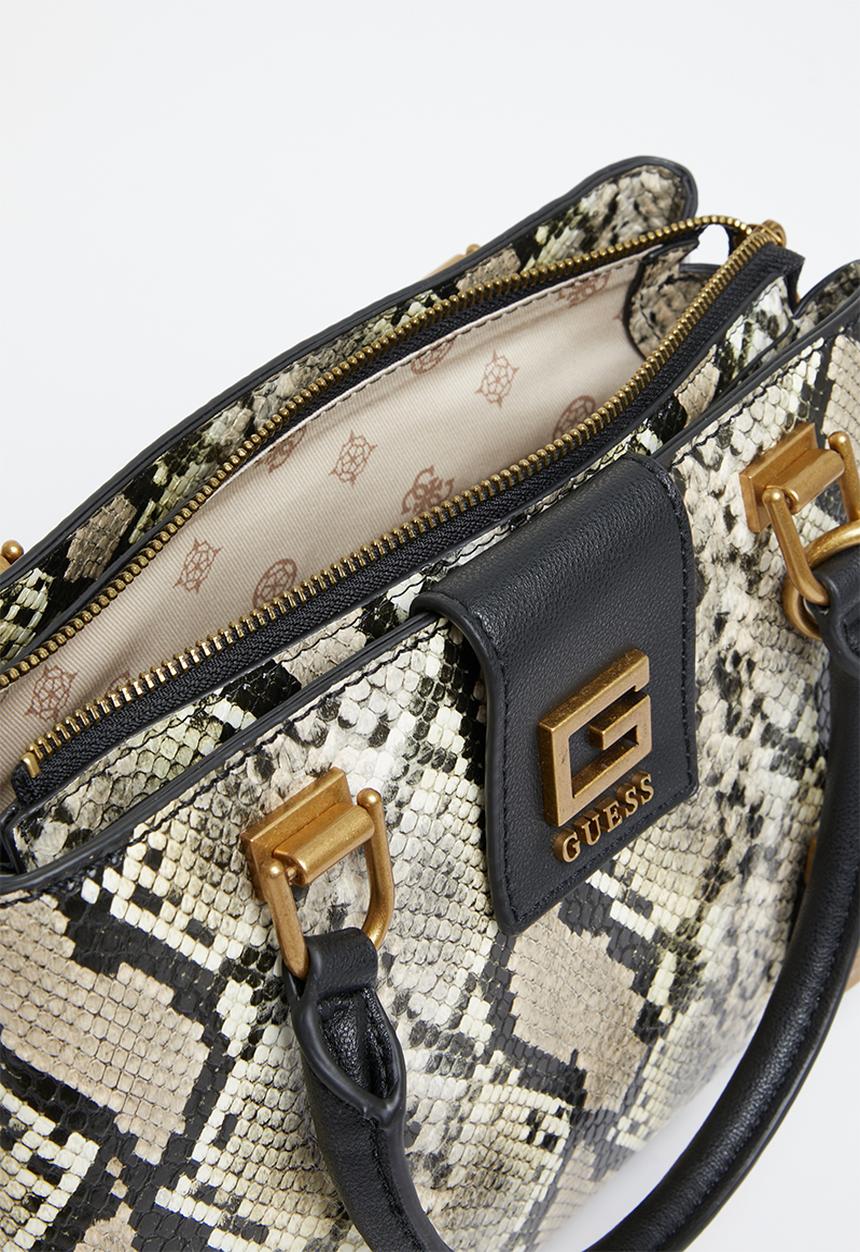 GUESS - Alva girlfriend satchel - natural python
