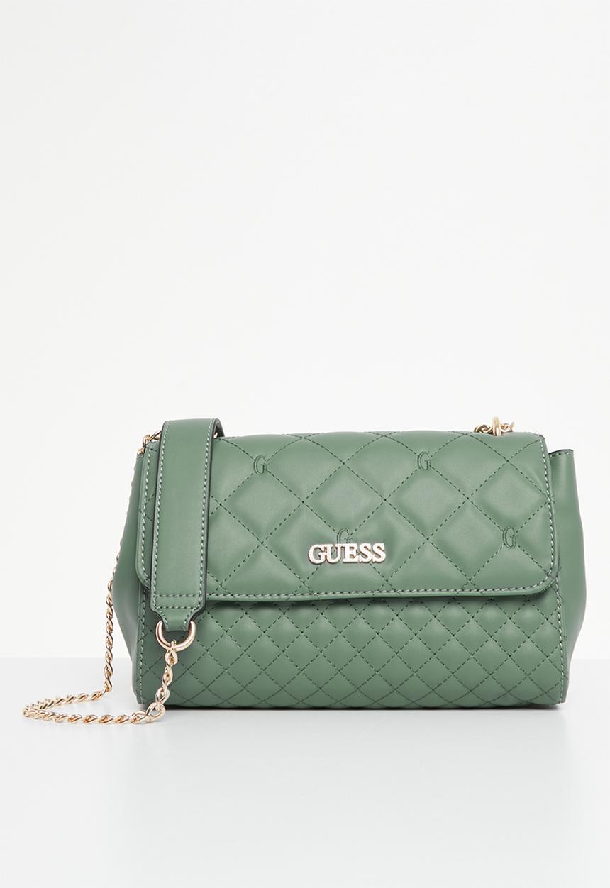 GUESS - Pearl river crossbody flap - moss