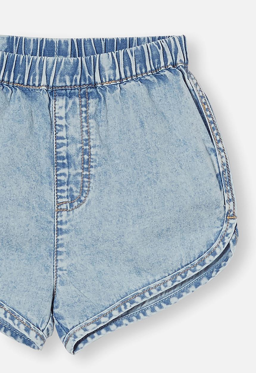 Cotton On - Juno short - light chambray wash
