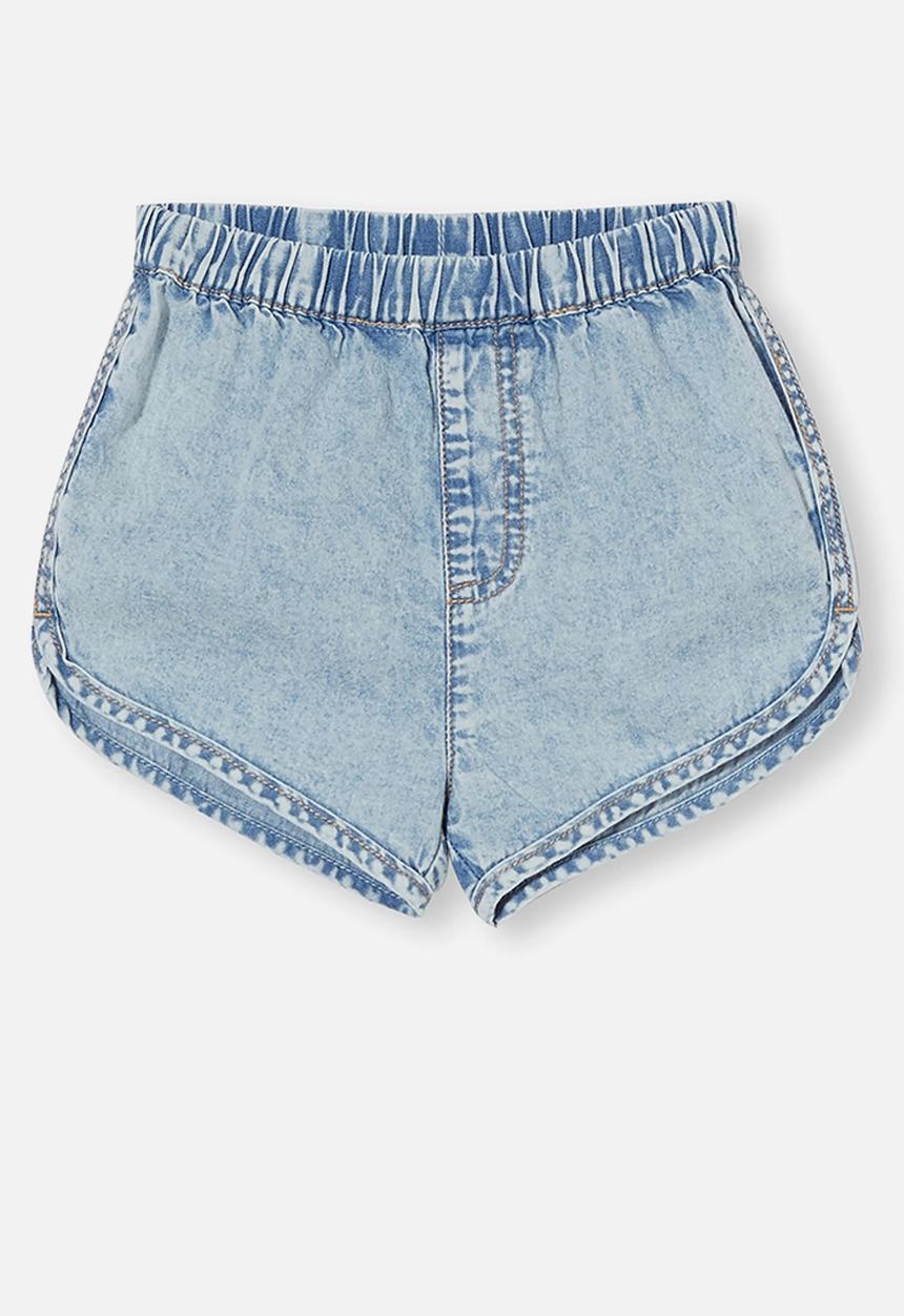 Cotton On - Juno short - light chambray wash