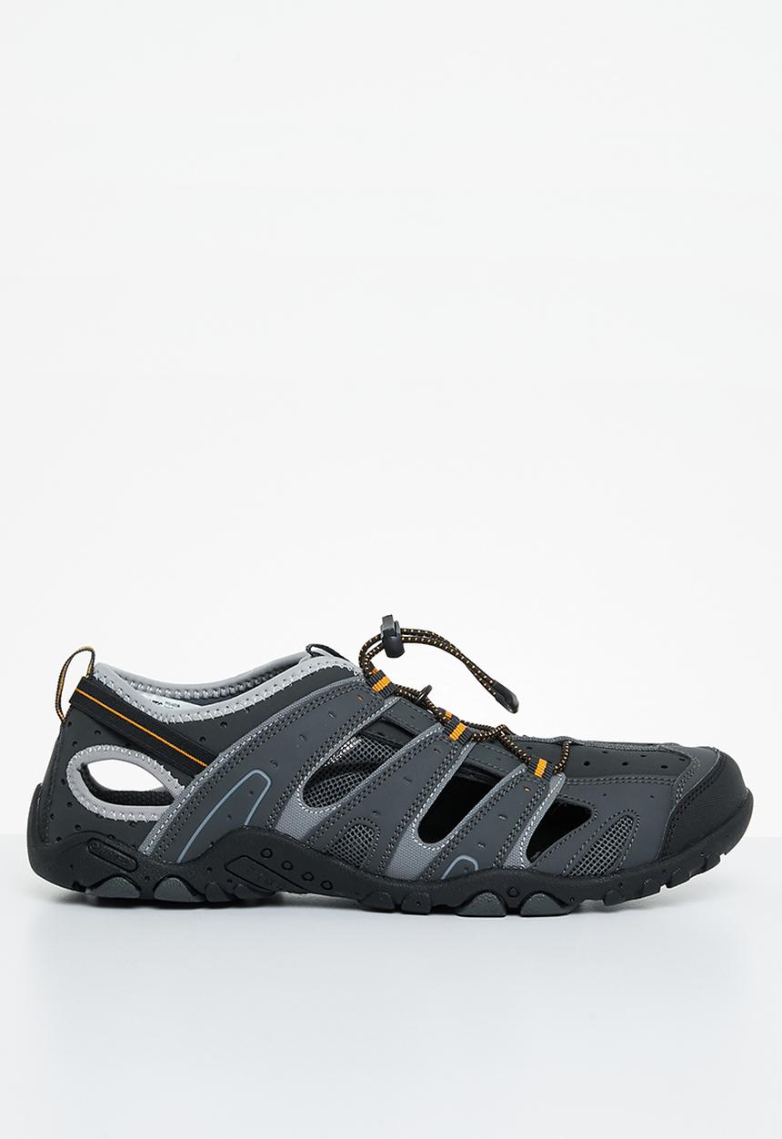 Hi-Tec - Tortola escape sandal - charcoal/grey/gold