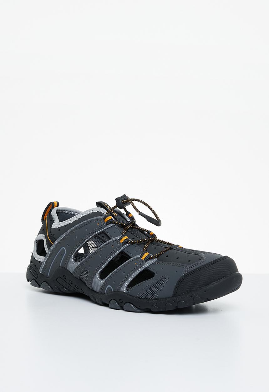 Hi-Tec - Tortola escape sandal - charcoal/grey/gold