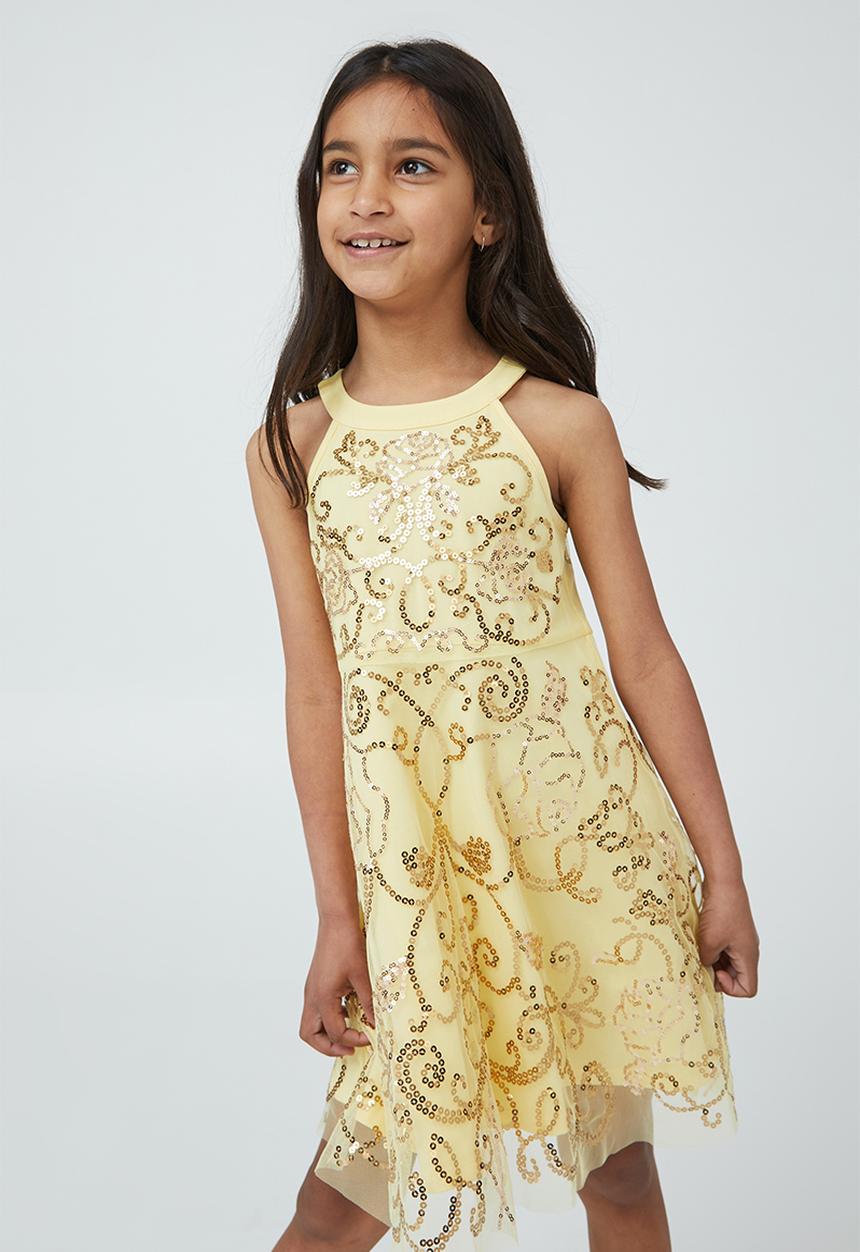 Cotton On - License princess dress - yellow