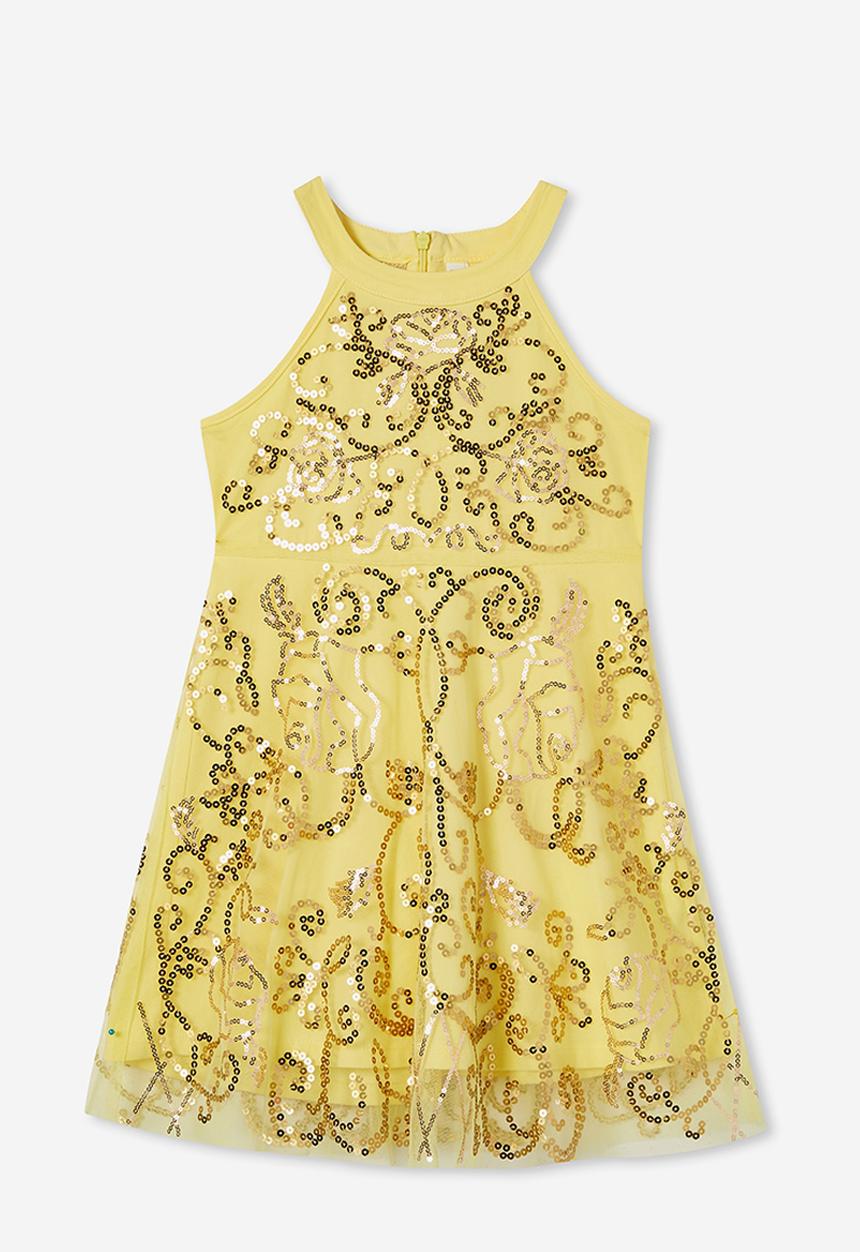 Cotton On - License princess dress - yellow