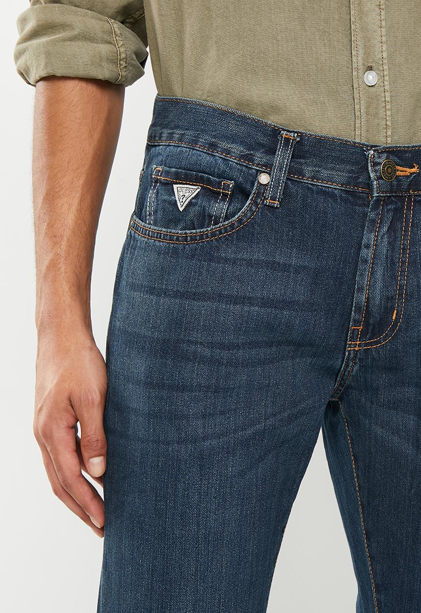 GUESS - Slim boot jeans - Dark vintage blue