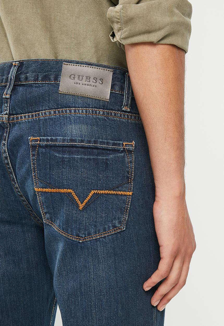 GUESS - Slim boot jeans - Dark vintage blue