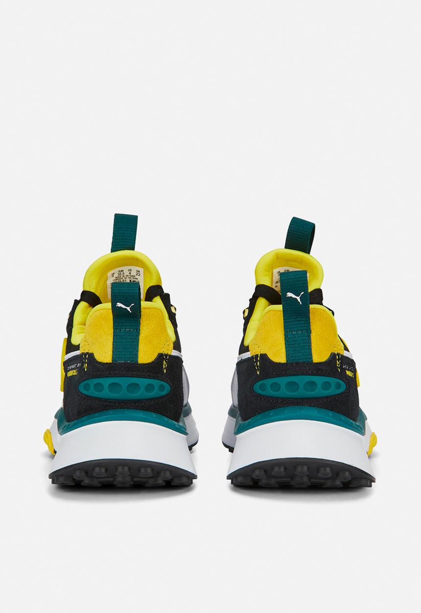 PUMA - Wr flex slip on smileyworld jr - puma black-puma white-vibrant yellow