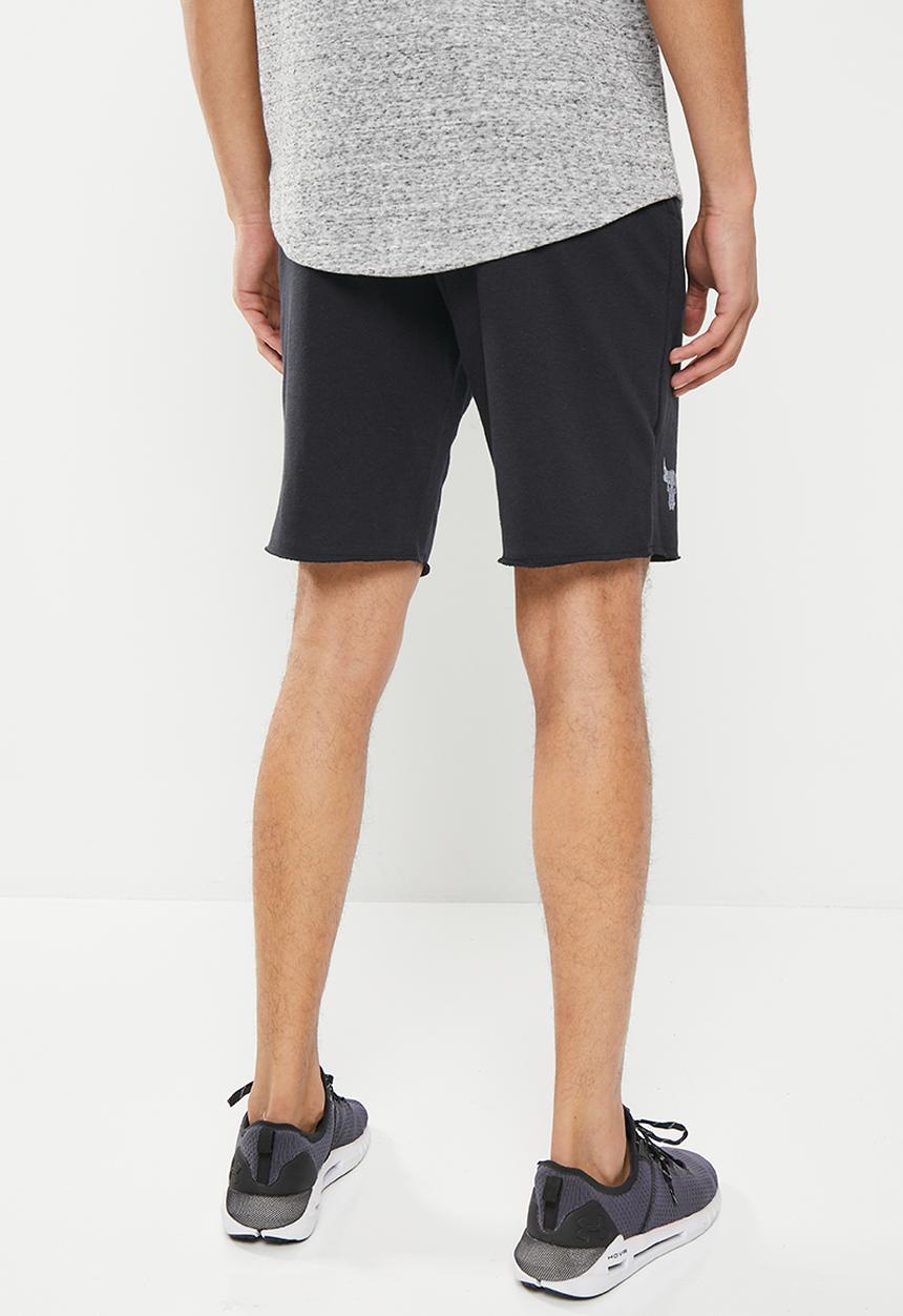 Under Armour - UA Project Rock terry shorts - black