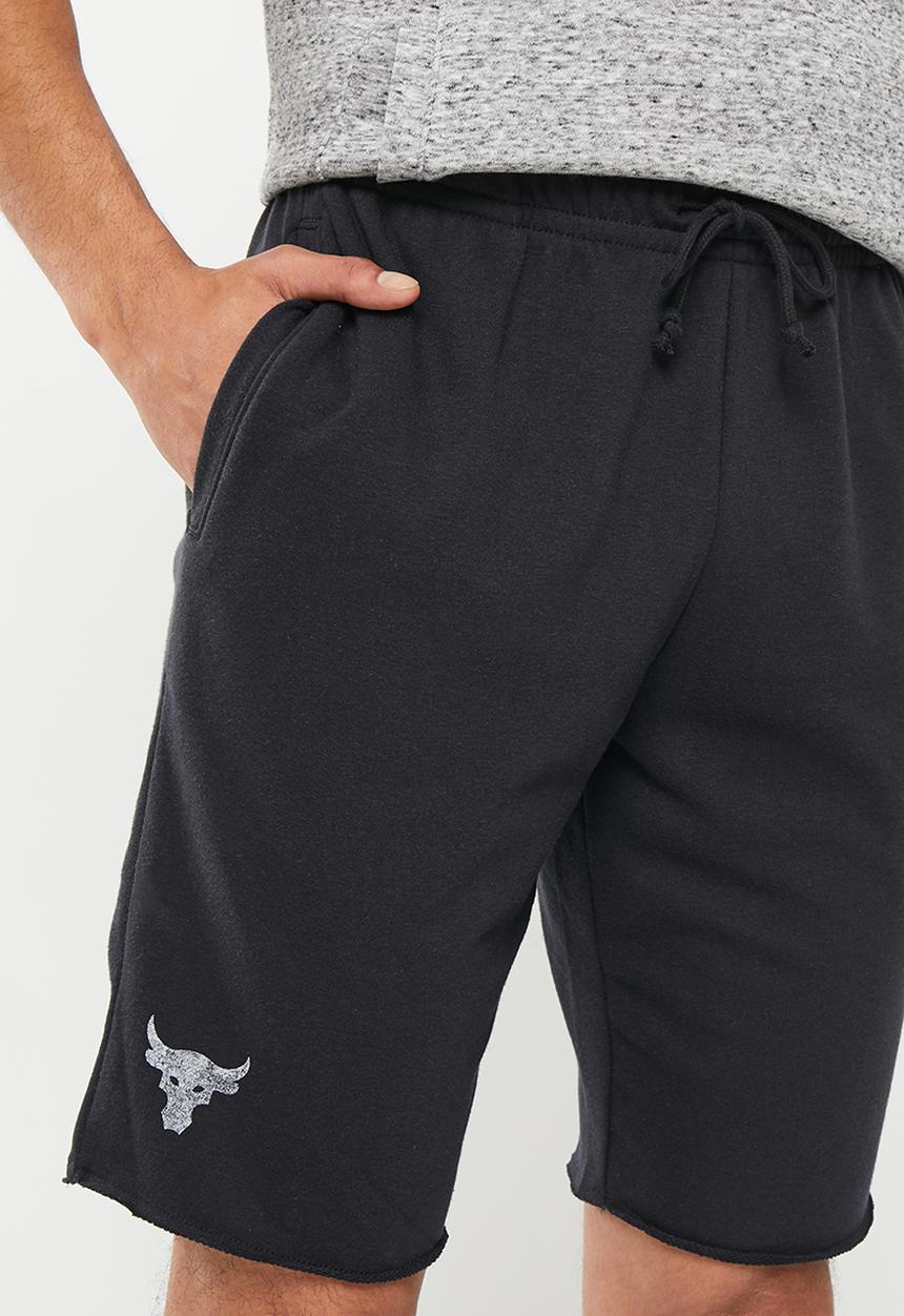 Under Armour - UA Project Rock terry shorts - black