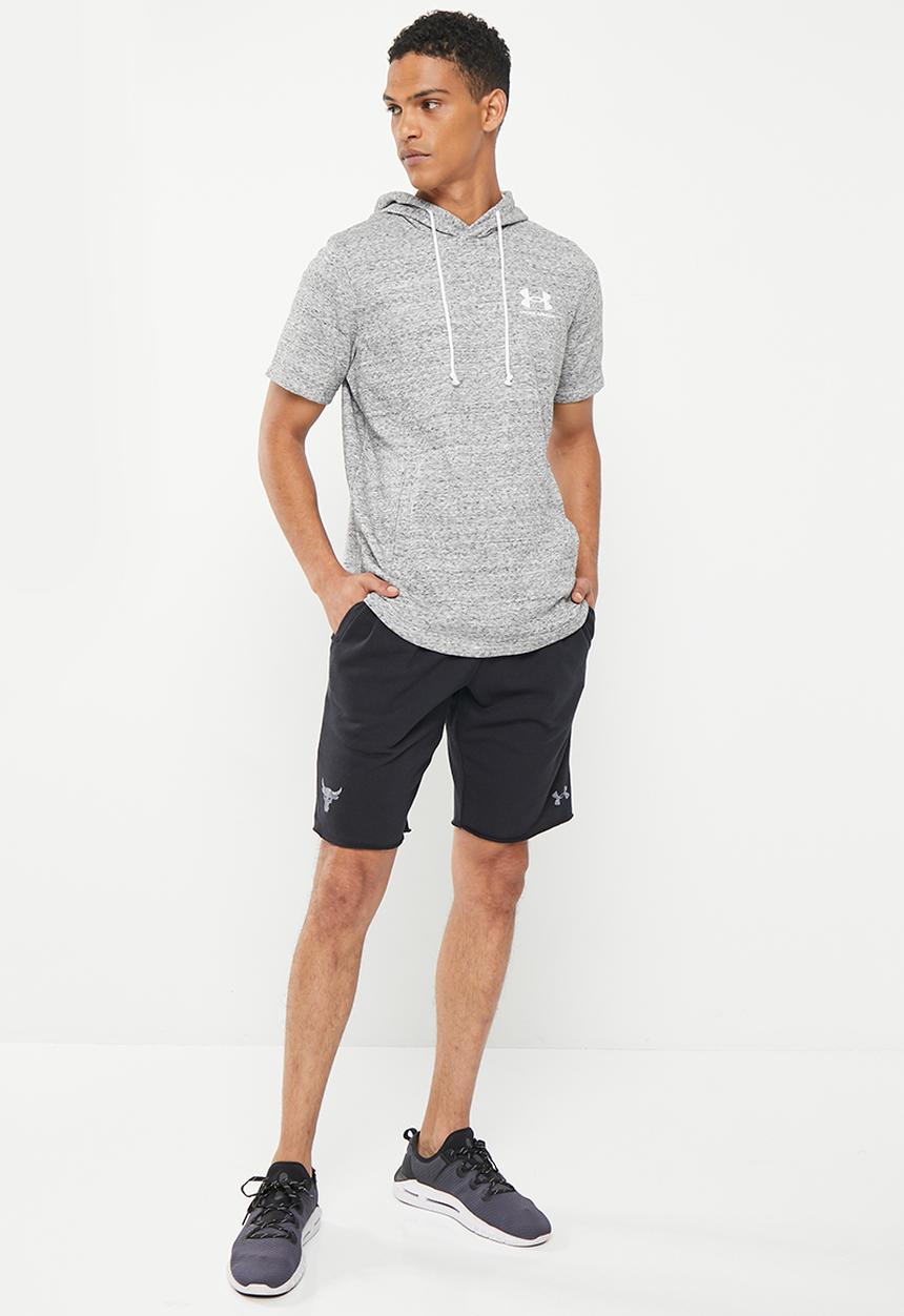 Under Armour - UA Project Rock terry shorts - black