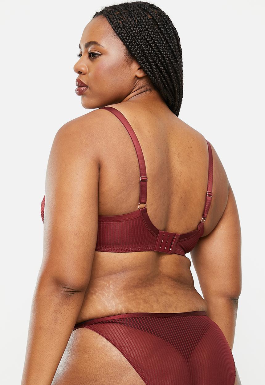 DORINA - Plus yara non padded wired bra - red