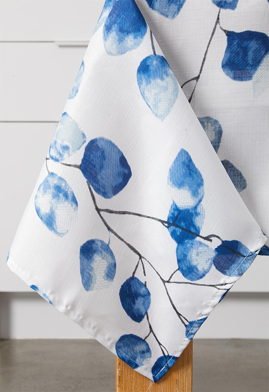 Excellent Houseware - Ditsy tablecloth - blue