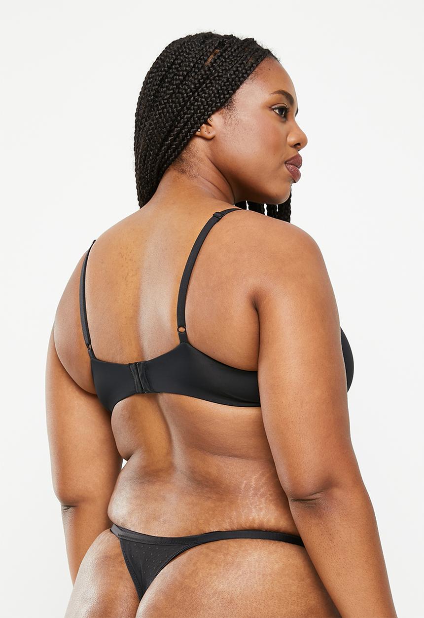 DORINA - Plus hiya 2 pack string - pink & black