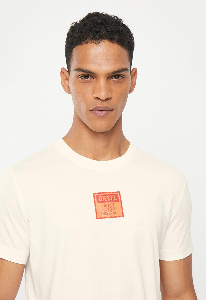 Diesel  - T-diegor-e15 short sleeve tee - ecru