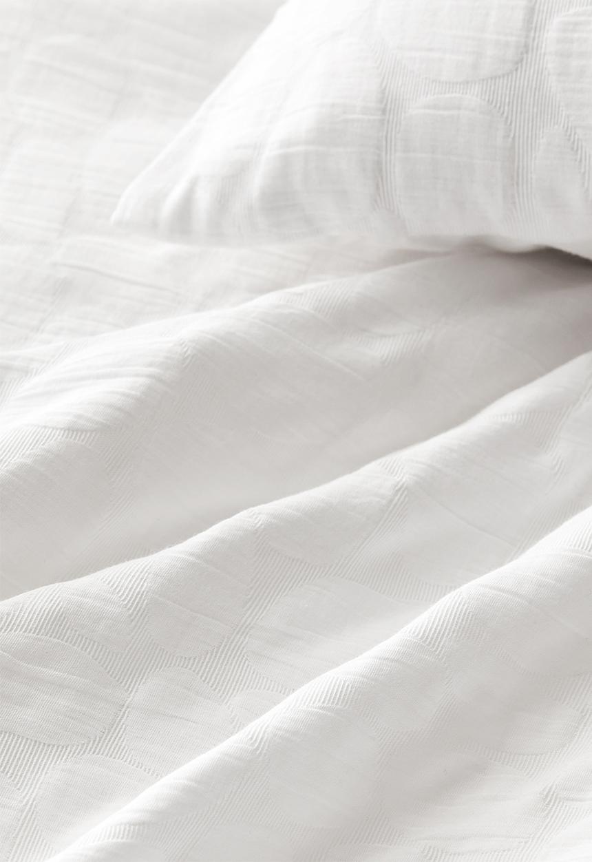 Linen House - Sherbet duvet cover set - white