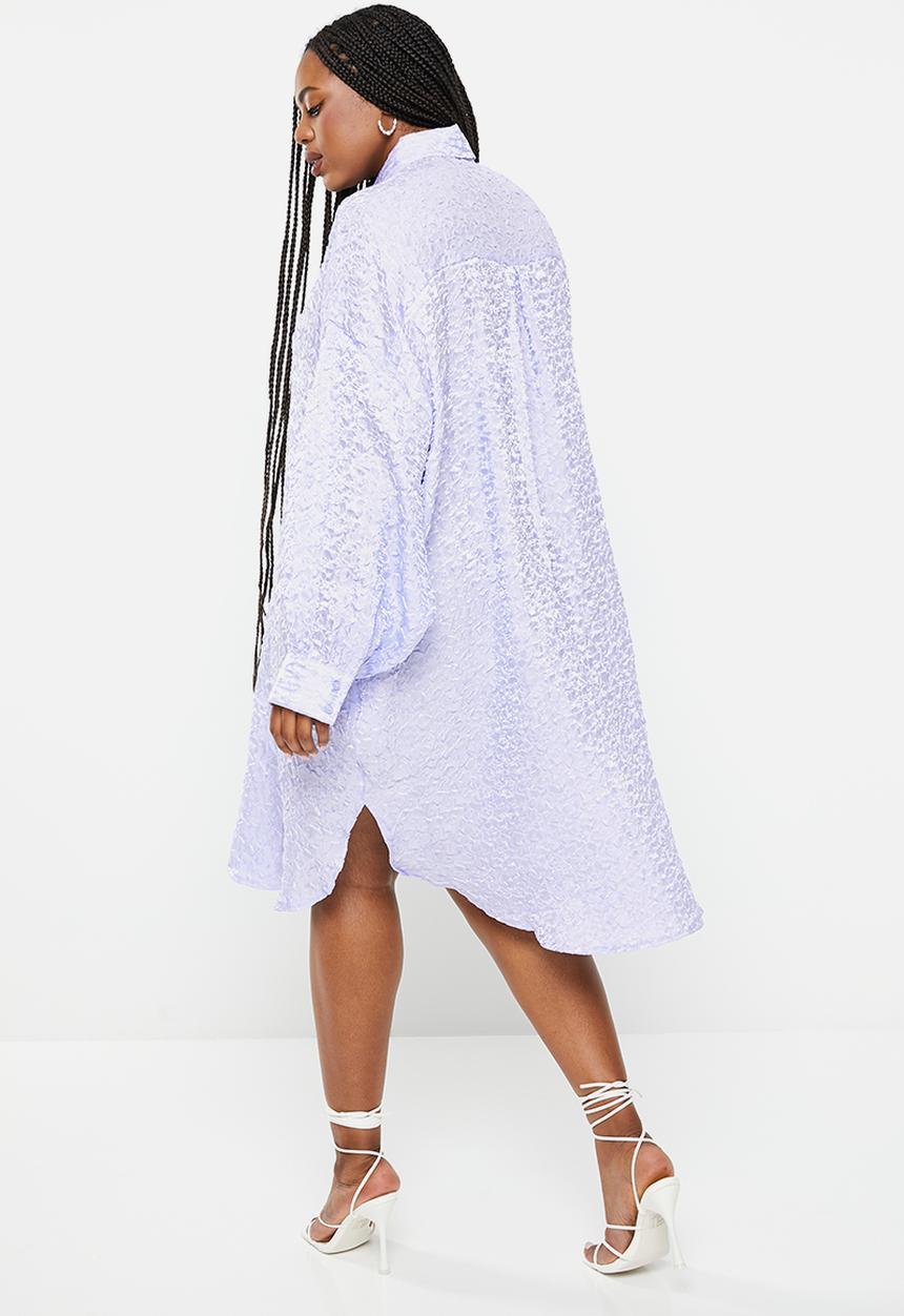 Glamorous - Plus shirt dress - powder blue