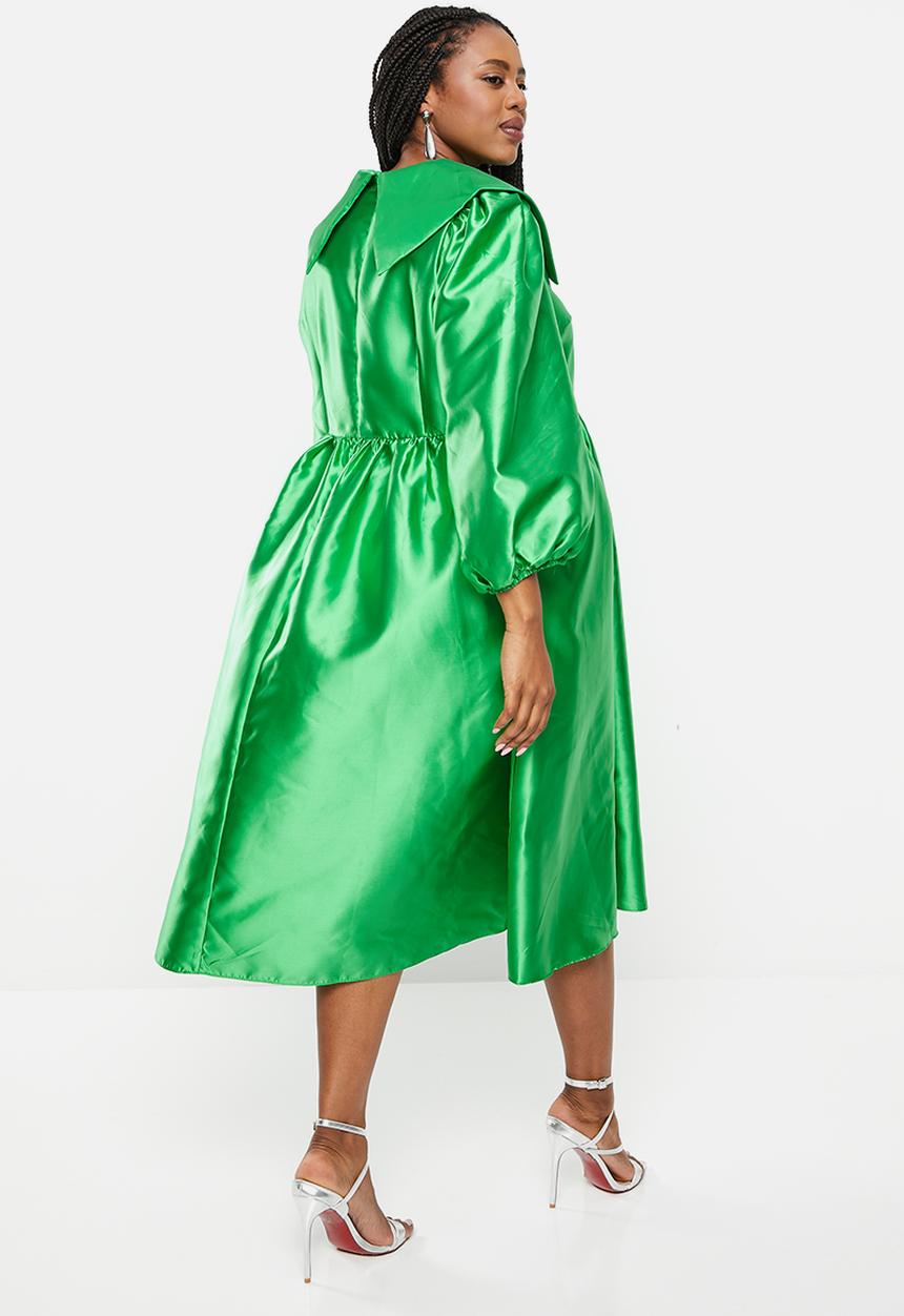 Glamorous - Plus midi dress - true green