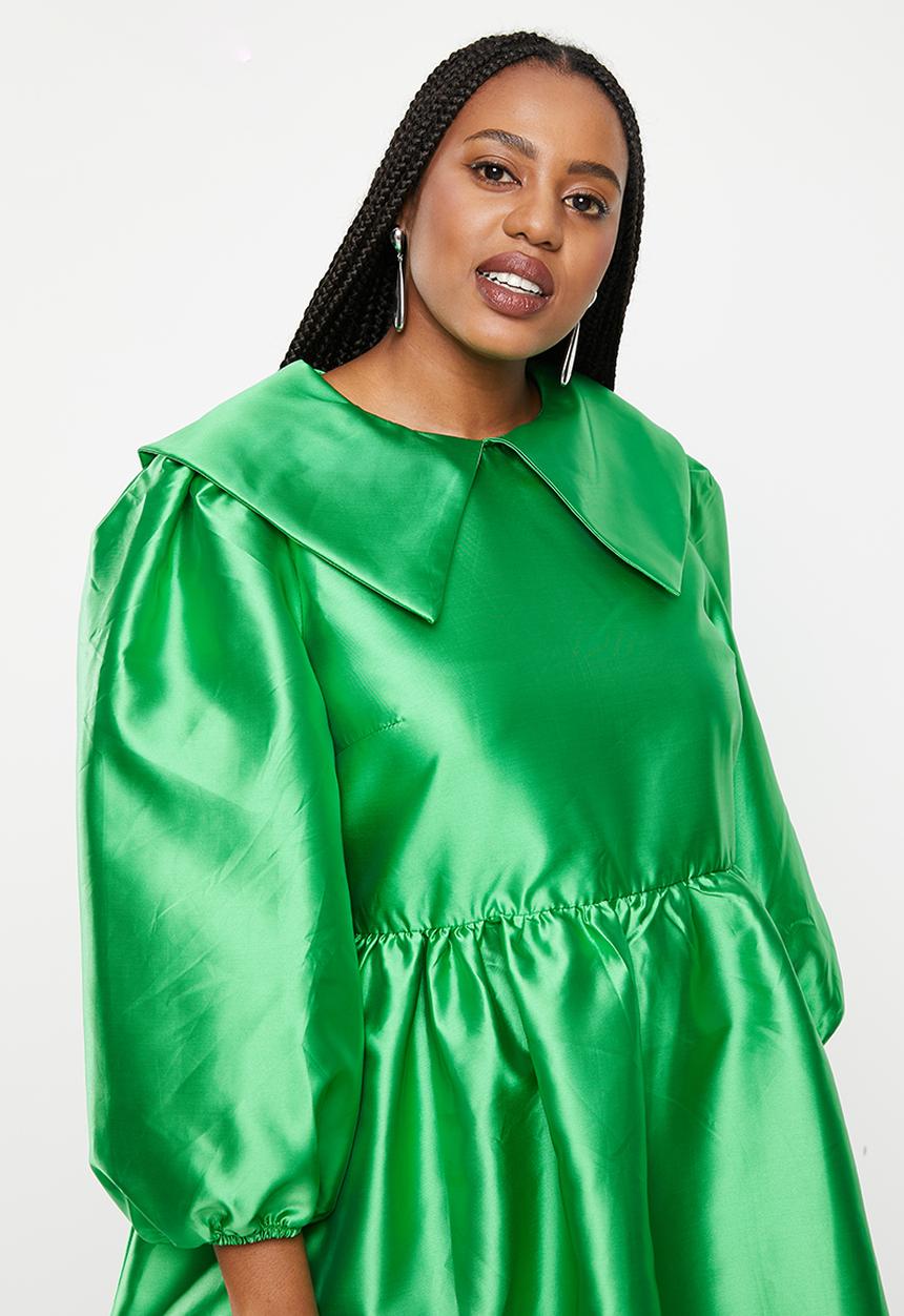 Glamorous - Plus midi dress - true green