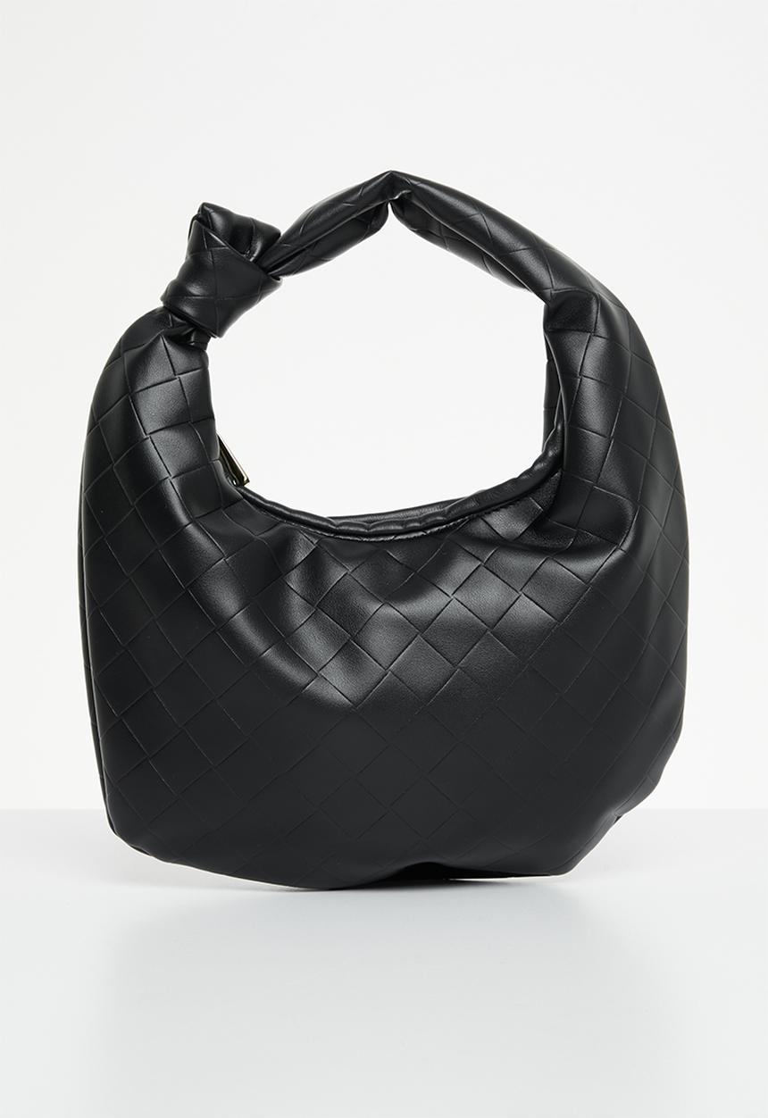 Tessa Design - Gina faux leather handbag - black