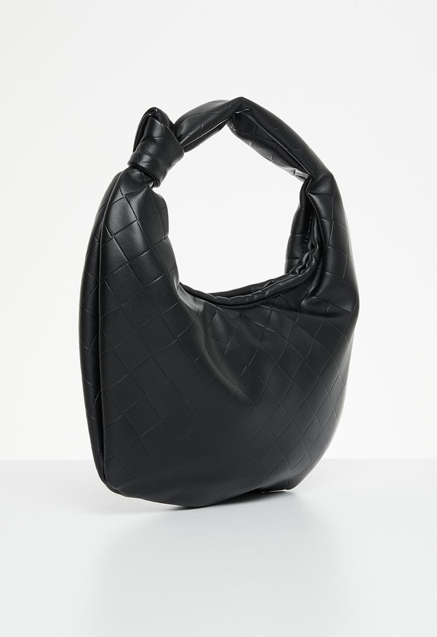 Tessa Design - Gina faux leather handbag - black